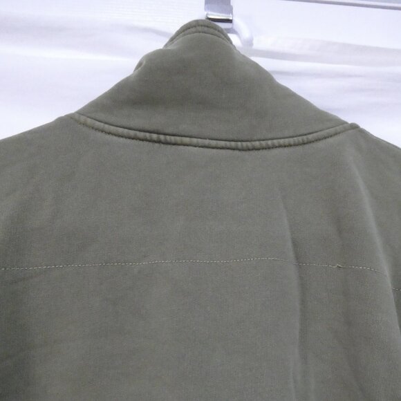 Unbranded | medium | Khaki Pullover Sweatshirt | Collar - Zip - Snap Button - Picture 11 of 16